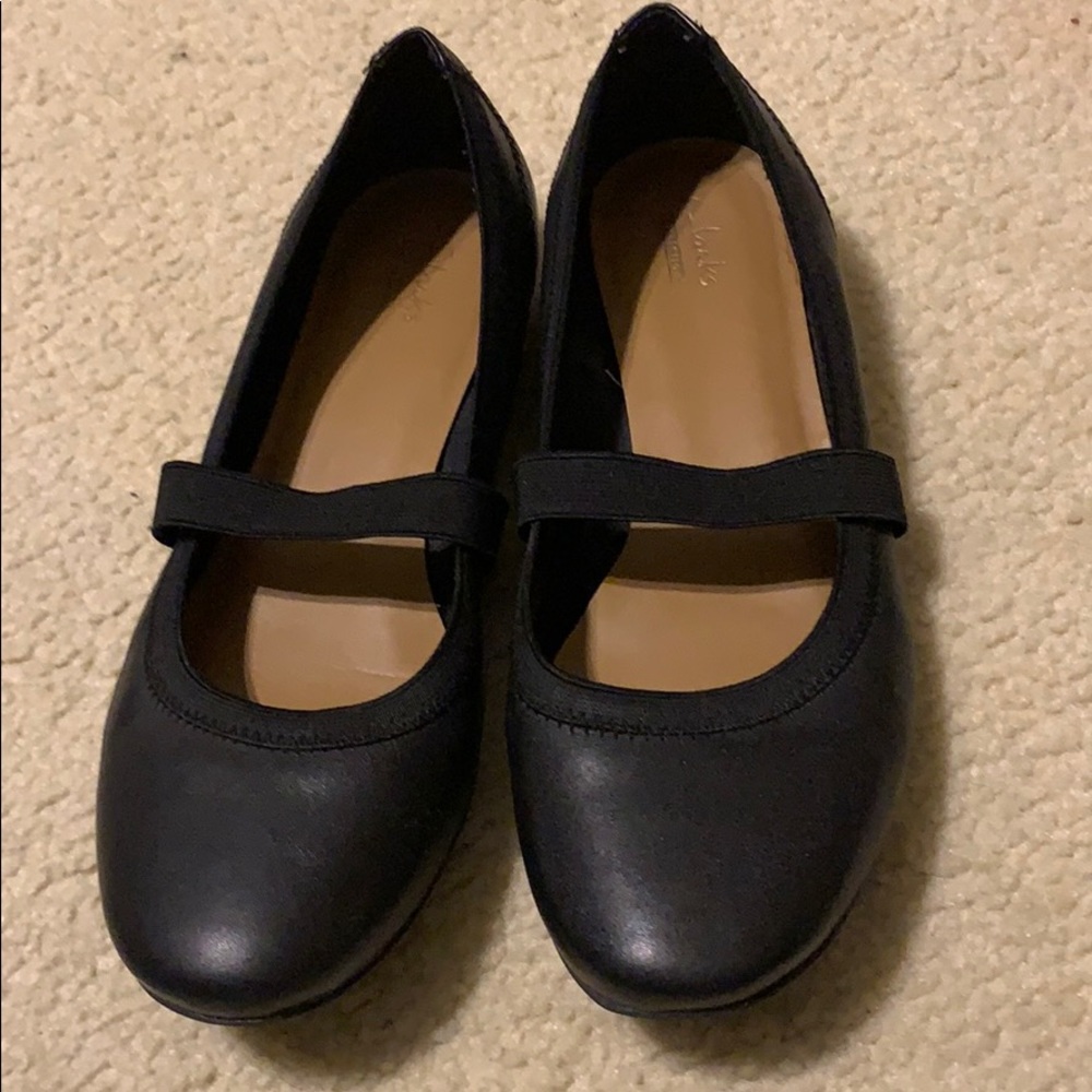 Clarks black flats- Mary Janes